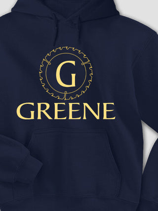 Woodworking Monogram : Printed Hoodies