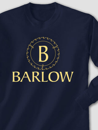 Woodworking Monogram : Printed Long Sleeves