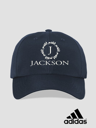 Wreath Monogram : Embroidered Adidas&reg; Hats