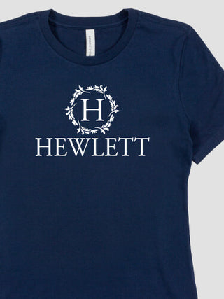 Wreath Monogram : Premium Ladies T-Shirts