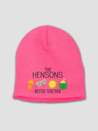 Better Together Vacation : Embroidered Beanies