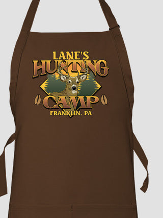 Deer Hunting Camp : Printed Aprons