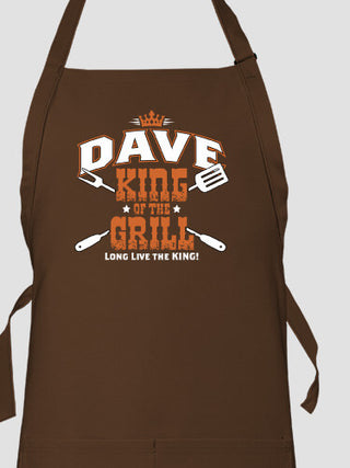 King of the Grill : Printed Aprons