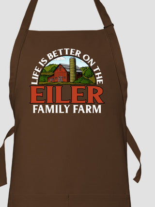 Life Is Better Farm : Printed Aprons