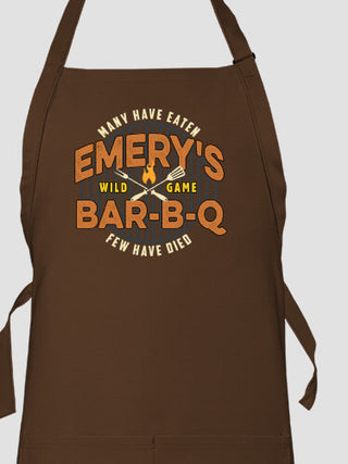 Wild Game Few Have Died BBQ : Printed Aprons