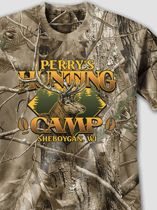 Elk Hunting Camp : Printed T-Shirts