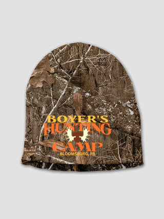 Moose Hunting Camp : Embroidered Beanies