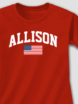 American Varsity : Adult Ladies Fitted T-Shirt