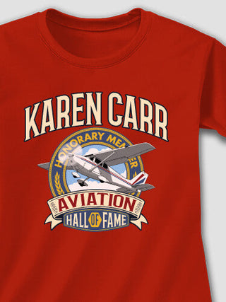 Aviation Hall Of Fame : Adult Ladies Fitted T-Shirt