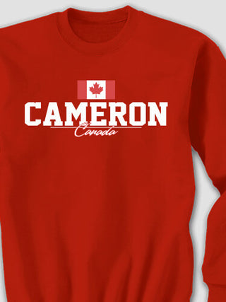 Canadian Flag : Printed Sweatshirts