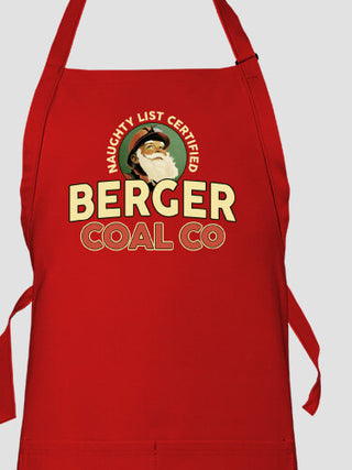 Christmas Coal Company : Printed Aprons