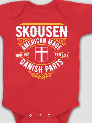 Danish Parts : Printed Baby Bodysuits