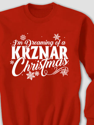 Dreaming Of Christmas : Printed Sweatshirts