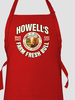 Farm Fresh Bull : Printed Aprons