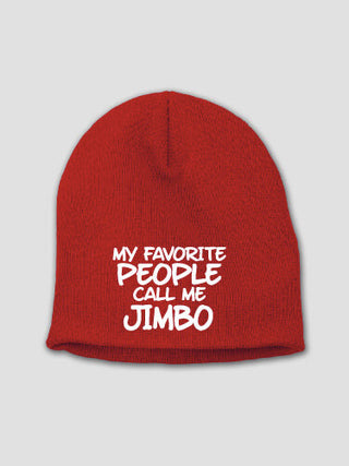 Favorite People : Embroidered Beanies