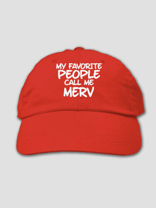 Favorite People : Embroidered Baseball Hats