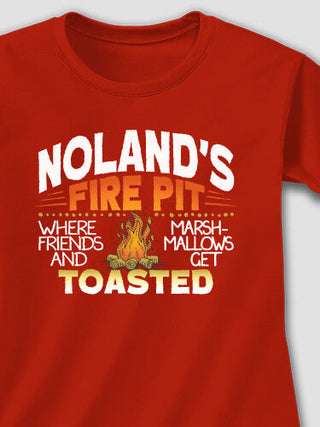 Fire Pit : Adult Ladies Fitted T-Shirt
