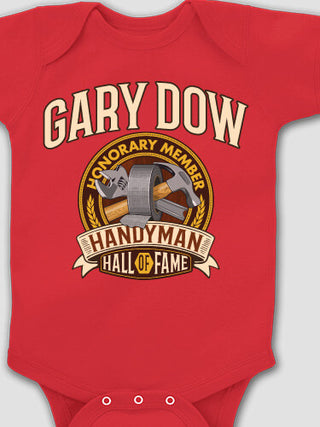 Handyman Hall Of Fame : Printed Baby Bodysuits