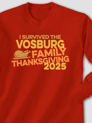 I Survived Thanksgiving : Printed Long Sleeves