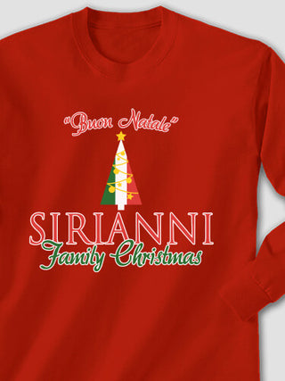 Italian Family Christmas : Printed Long Sleeves