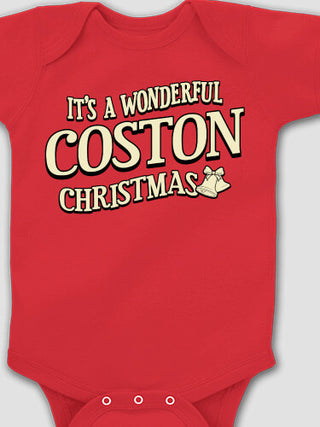 It's A Wonderful Christmas : Printed Baby Bodysuits