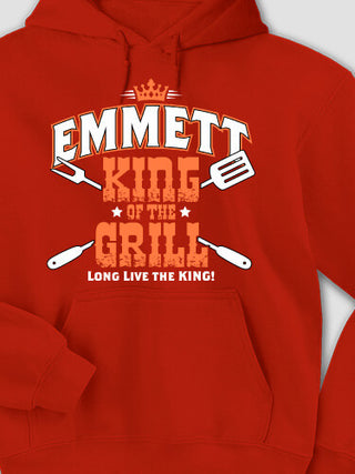 King of the Grill : Printed Hoodies
