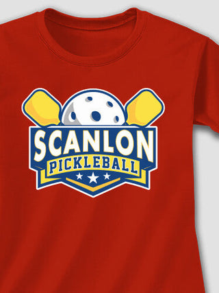 Pickleball : Adult Ladies Fitted T-Shirt