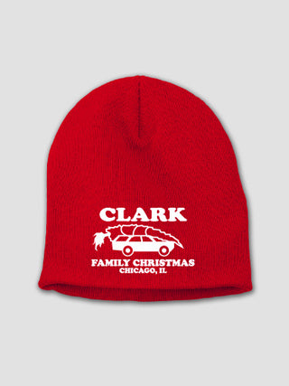 Retro Family Christmas : Embroidered Beanies