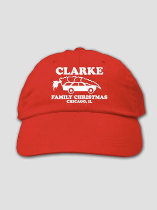 Retro Family Christmas : Embroidered Baseball Hats