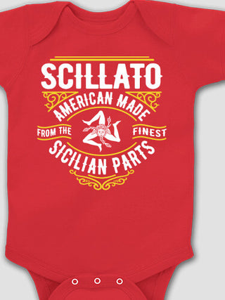 Sicilian Parts : Printed Baby Bodysuits