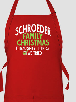 We Tried : Printed Aprons