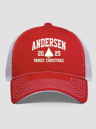 Christmas Varsity : Embroidered Trucker Hats