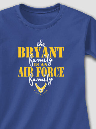 Air Force Family : Adult Ladies Fitted T-Shirt