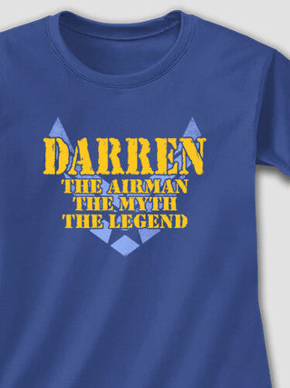 Airforce Myth Legend : Adult Ladies Fitted T-Shirt