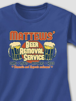 Beer Removal : Printed T-Shirts