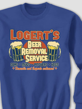 Beer Removal : Printed Sweatshirts