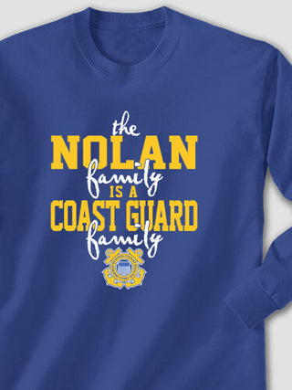 Coast Guard Family : Printed Long Sleeves