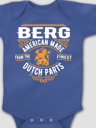 Dutch Parts : Printed Baby Bodysuits