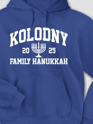 Hanukkah Varsity : Printed Hoodies