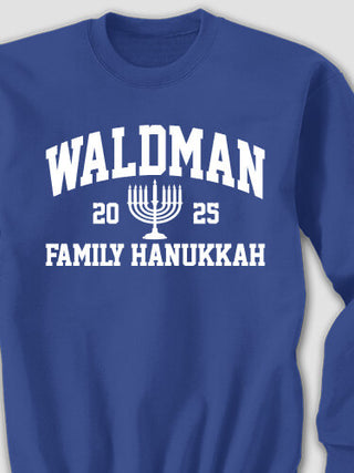 Hanukkah Varsity : Printed Sweatshirts