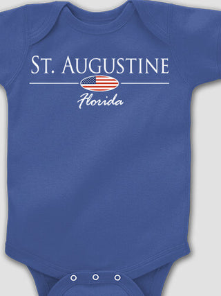Hometown Flag : Printed Baby Bodysuits
