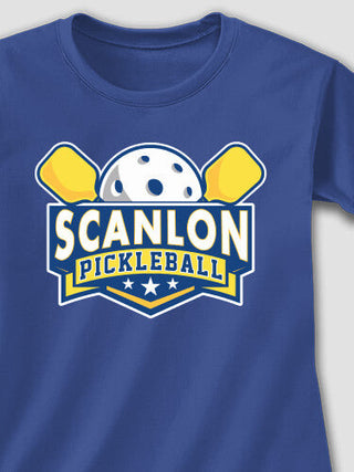 Pickleball : Adult Ladies Fitted T-Shirt