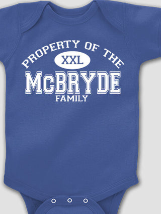 Property of Family : Printed Baby Bodysuits