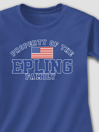 Property of Flag : Printed T-Shirts