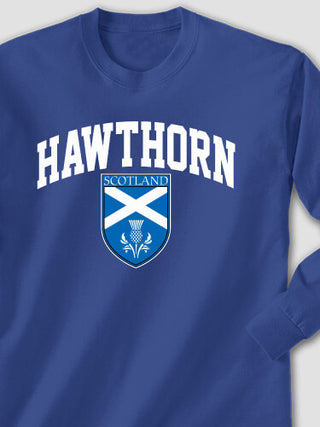 Scottish Shield : Printed Long Sleeves