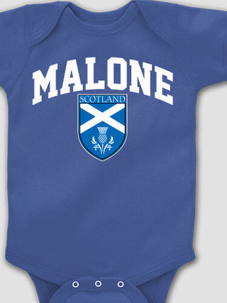 Scottish Shield : Printed Baby Bodysuits