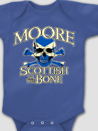 Scottish to the Bone : Printed Baby Bodysuits