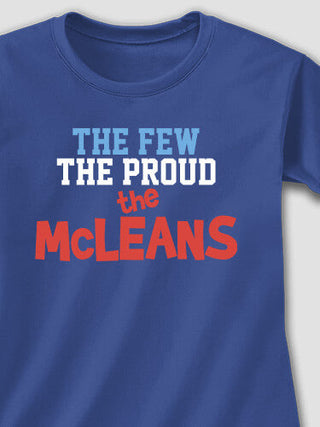 The Few The Proud : Adult Ladies Fitted T-Shirt