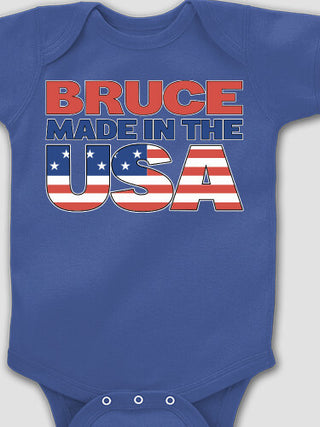 USA Family : Printed Baby Bodysuits
