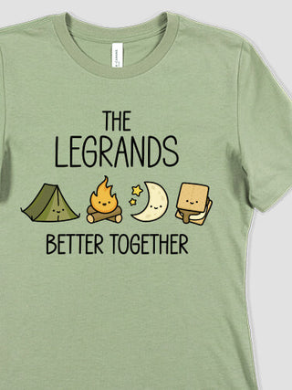 Better Together Camping : Premium Ladies T-Shirts